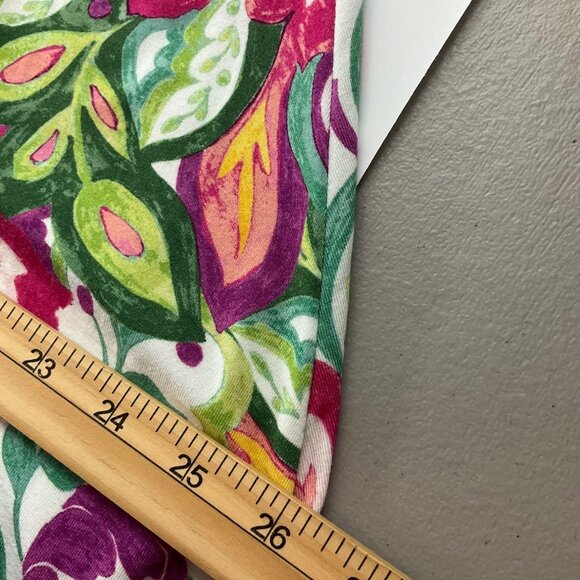 Soft Surroundings XL Sleeveless Maxi Dress Malee Faux Wrap Floral Multicolor - Picture 10 of 13